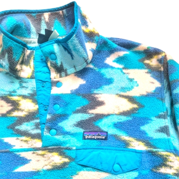 Patagonia Other - Patagonia // M's Lightweight Synchilla Snap-T Fleece Pullover / L / Trout Waves